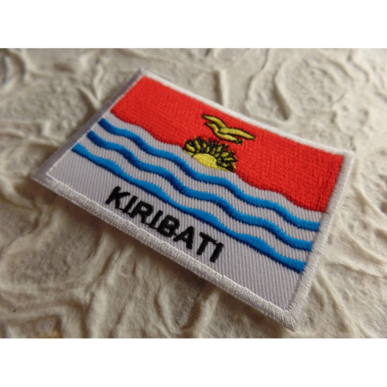 Ecusson drapeau Kiribati