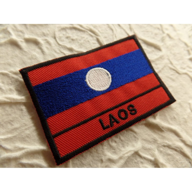 Ecusson drapeau Laos