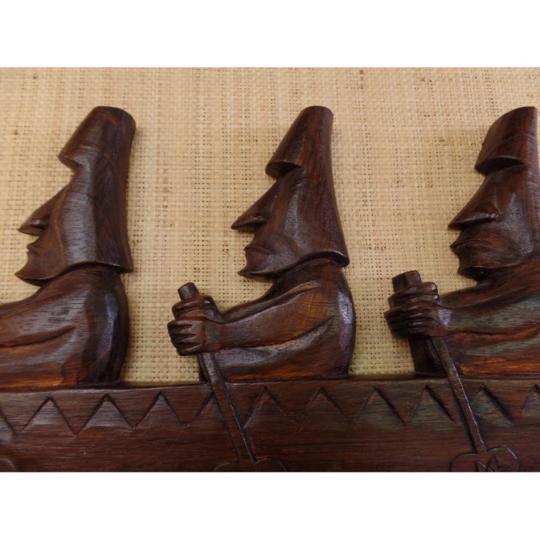 Les piroguiers Moaï