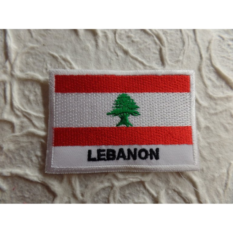 Ecusson drapeau Liban