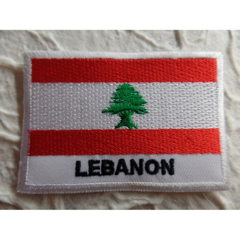 Ecusson drapeau Liban