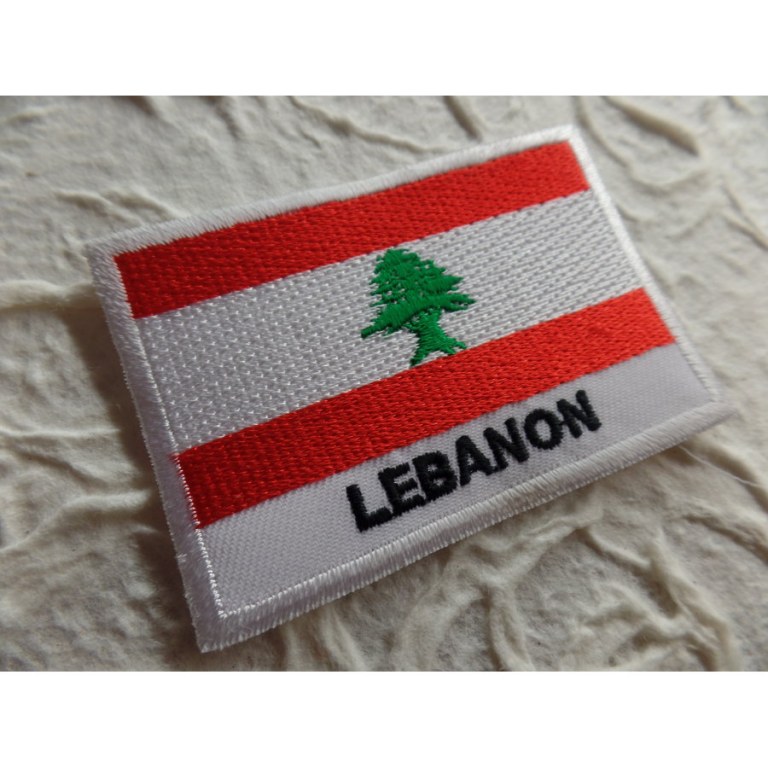 Ecusson drapeau Liban