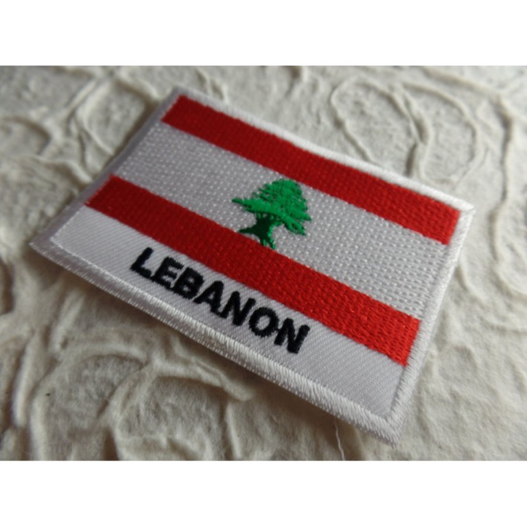 Ecusson drapeau Liban