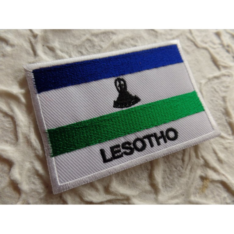 Ecusson drapeau Lesotho