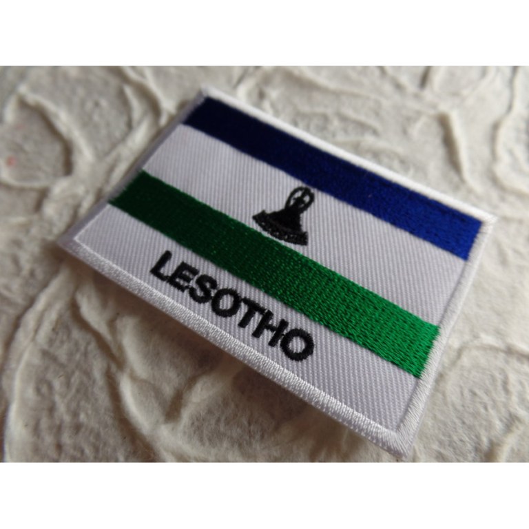 Ecusson drapeau Lesotho