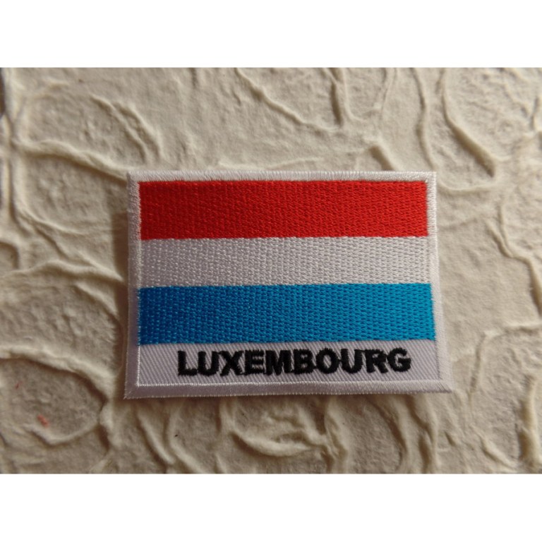 Ecusson drapeau Luxembourg