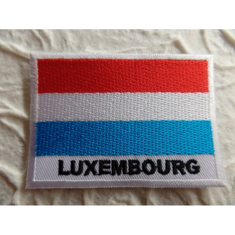 Ecusson drapeau Luxembourg