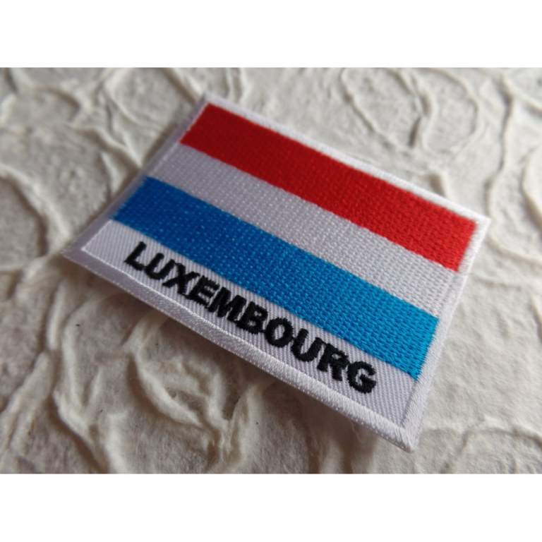 Ecusson drapeau Luxembourg