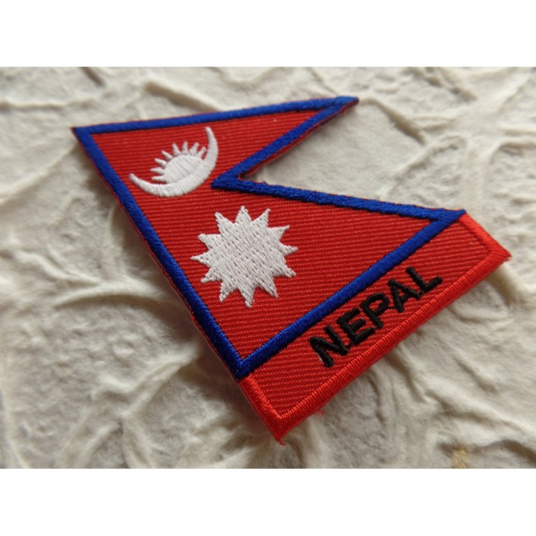 Ecusson drapeau Népal