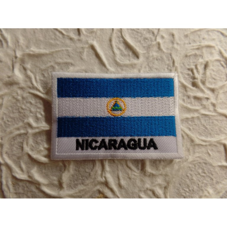 Ecusson drapeau Nicaragua