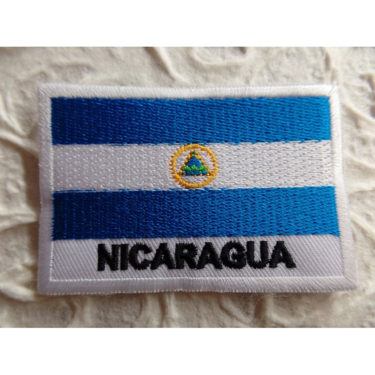 Ecusson drapeau Nicaragua