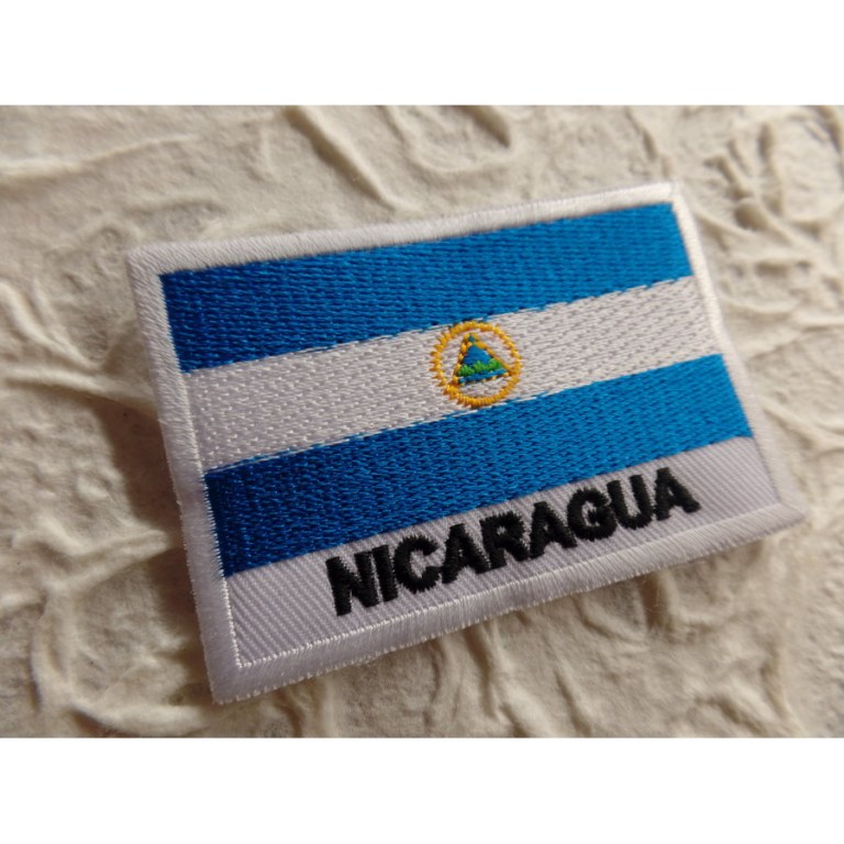 Ecusson drapeau Nicaragua