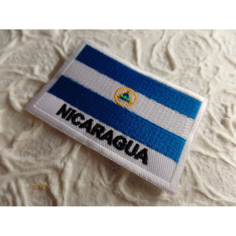 Ecusson drapeau Nicaragua