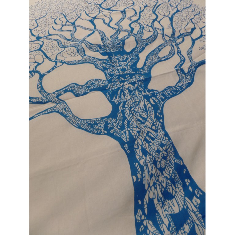 Tenture maxi Pan'oramixe blanche et bleue