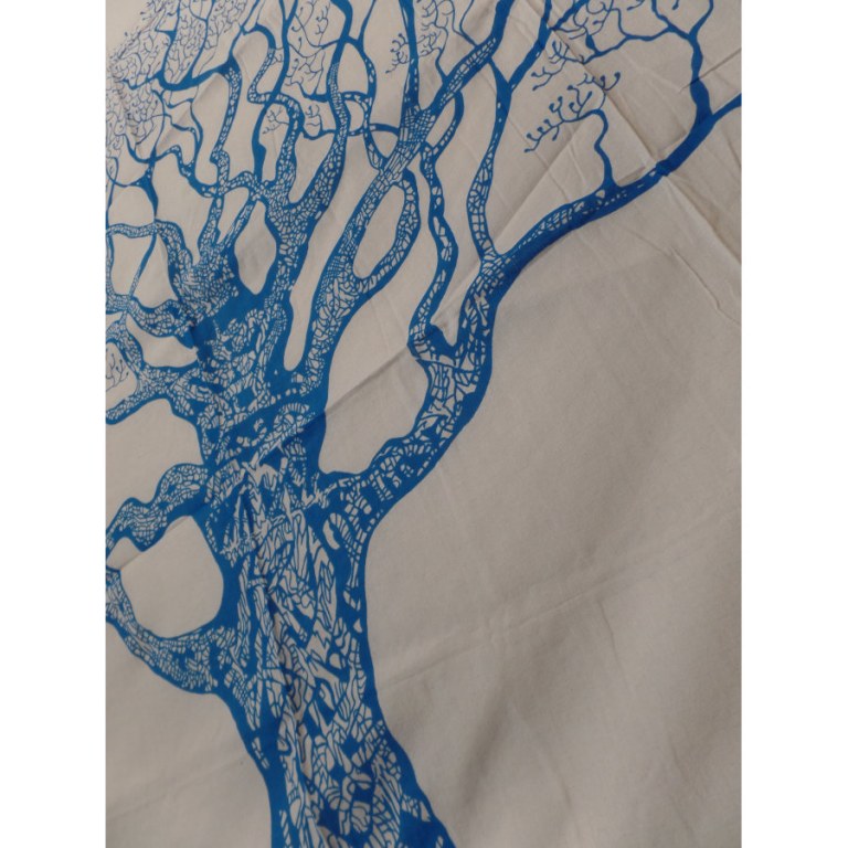 Tenture maxi Pan'oramixe blanche et bleue
