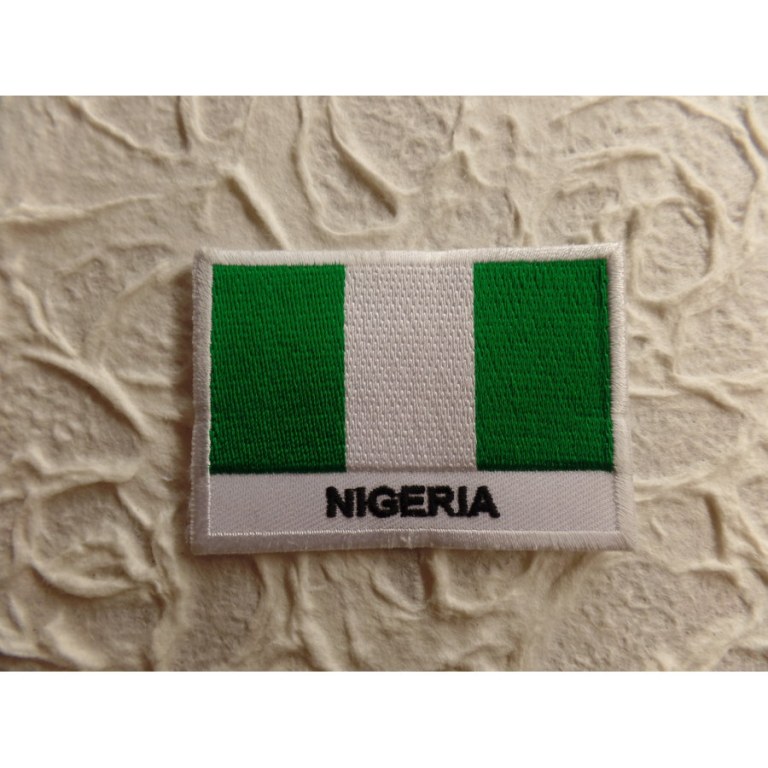 Ecusson drapeau Nigéria