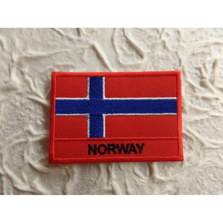 Ecusson drapeau Norvège