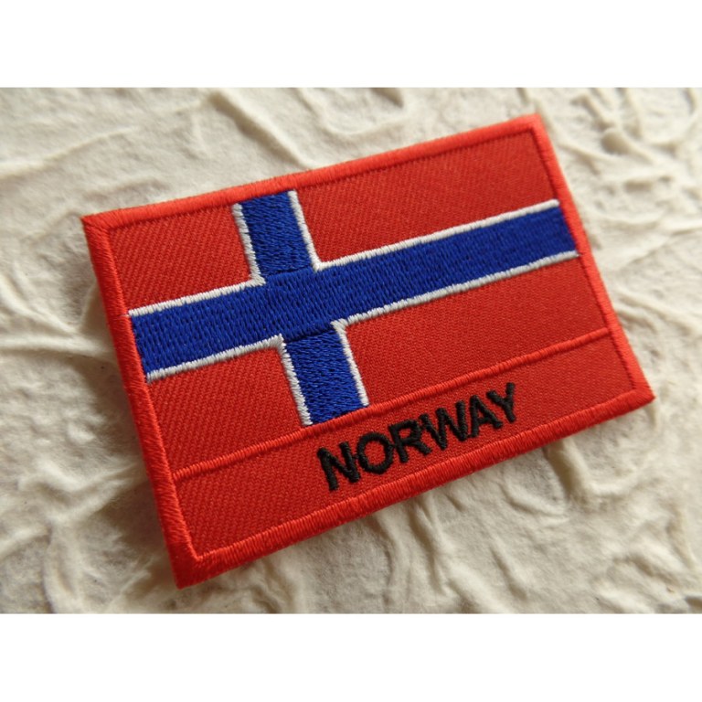 Ecusson drapeau Norvège