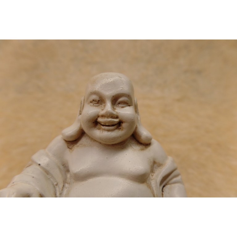 Porte encens blanc Bouddha chinois 