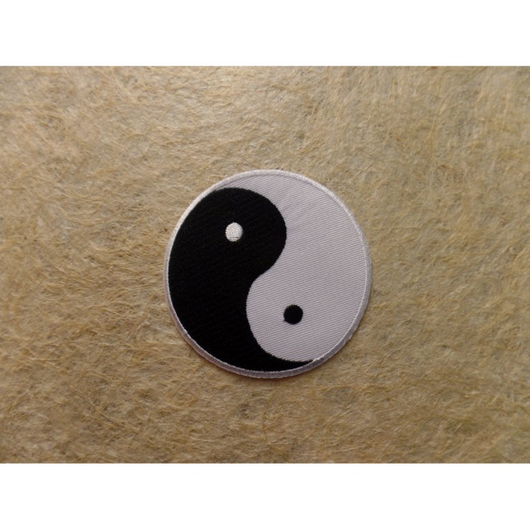 Patch blanc/noir yin yang