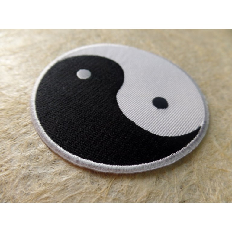 Patch blanc/noir yin yang