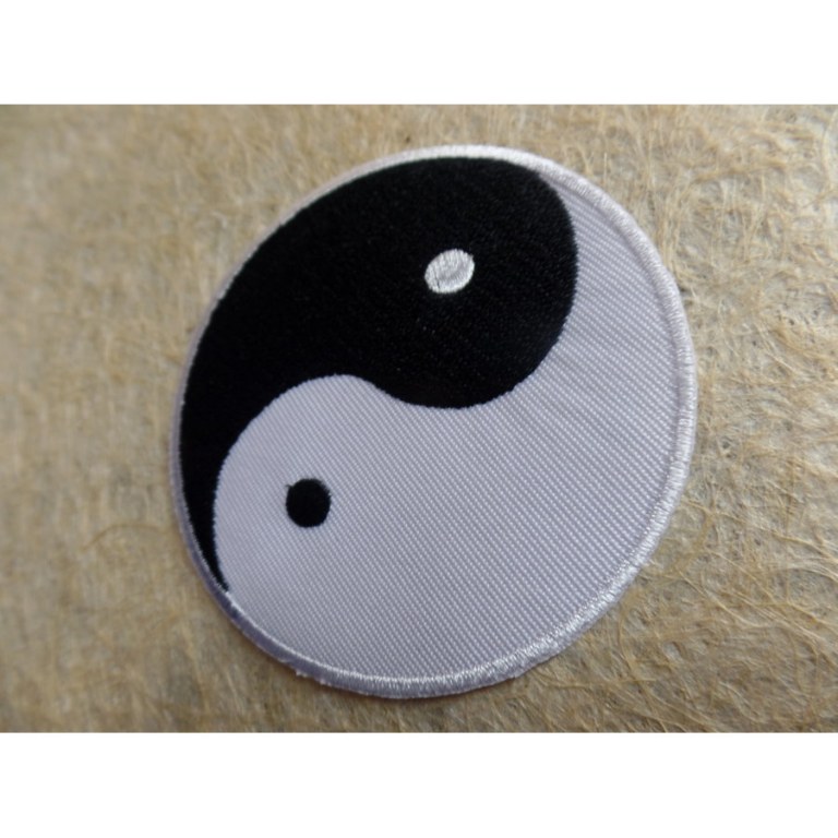 Patch blanc/noir yin yang