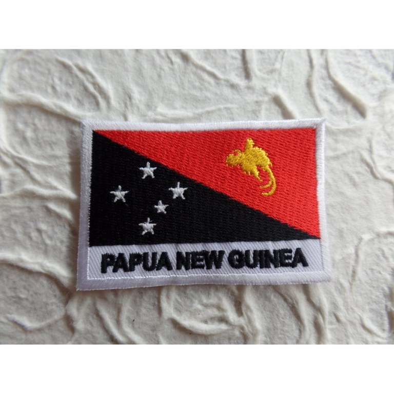 Ecusson drapeau Papouasie Nouvelle Guinée
