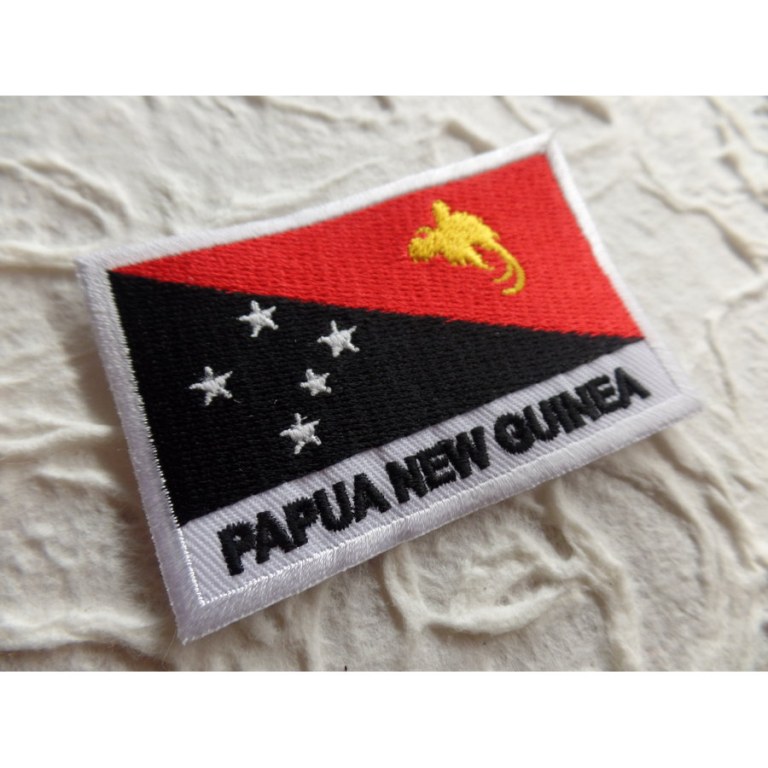 Ecusson drapeau Papouasie Nouvelle Guinée
