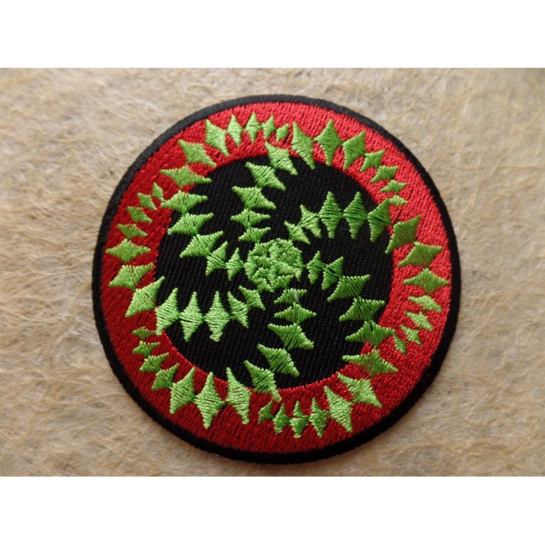 Patch spirale verte