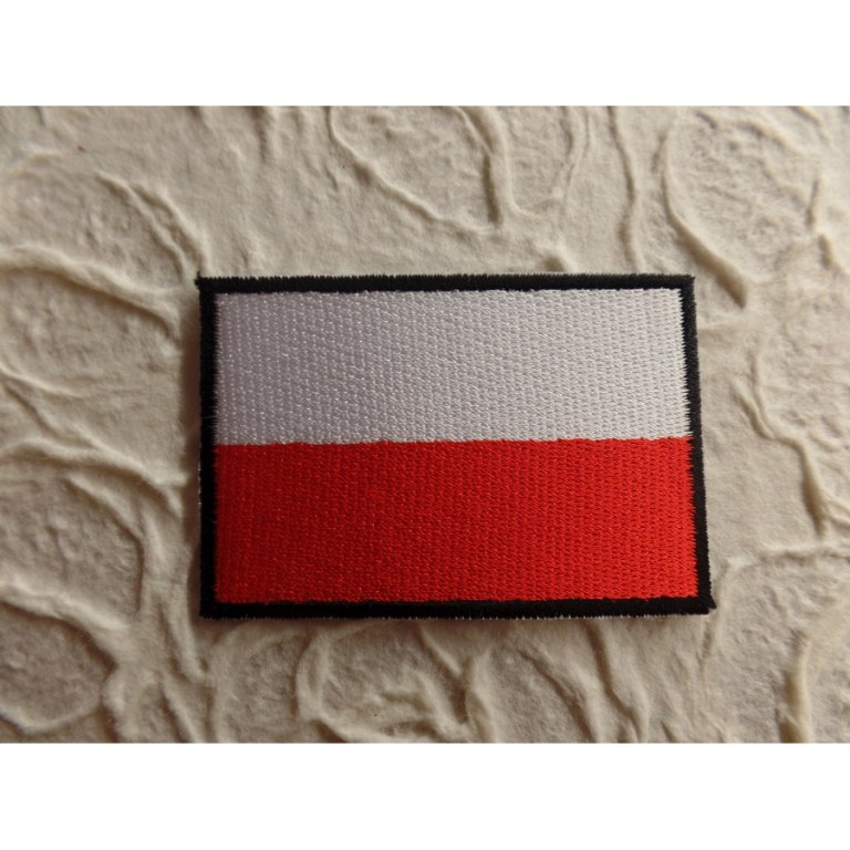 Ecusson drapeau Pologne