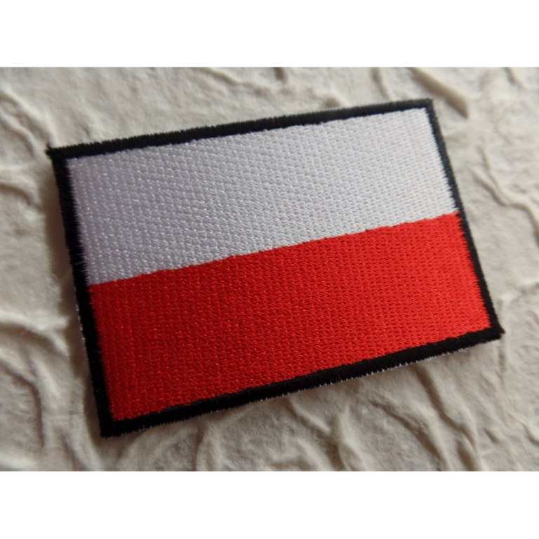 Ecusson drapeau Pologne