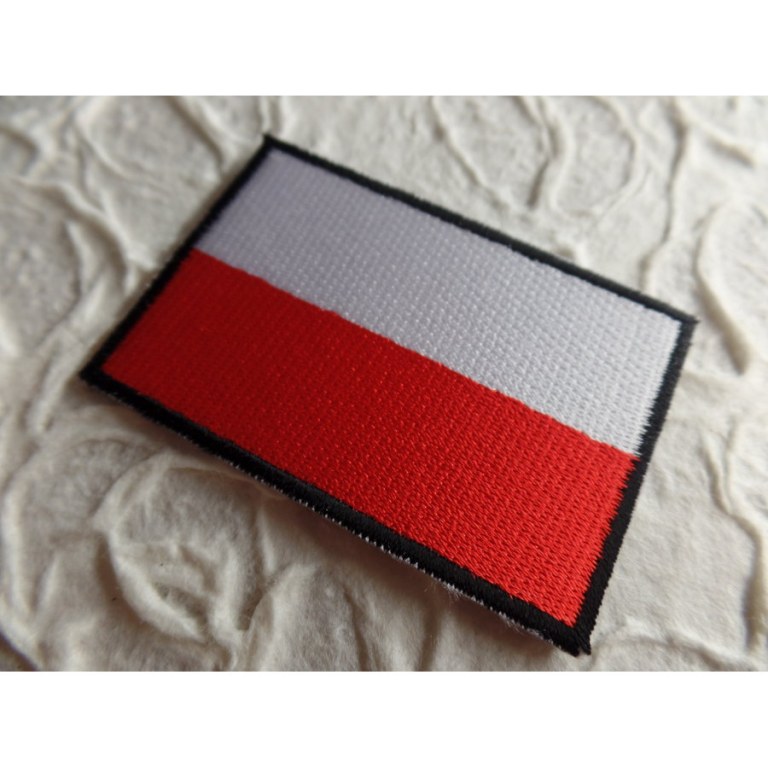 Ecusson drapeau Pologne