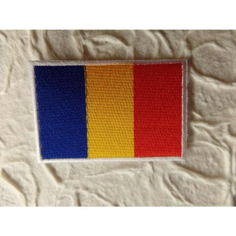 Ecusson drapeau Tchad