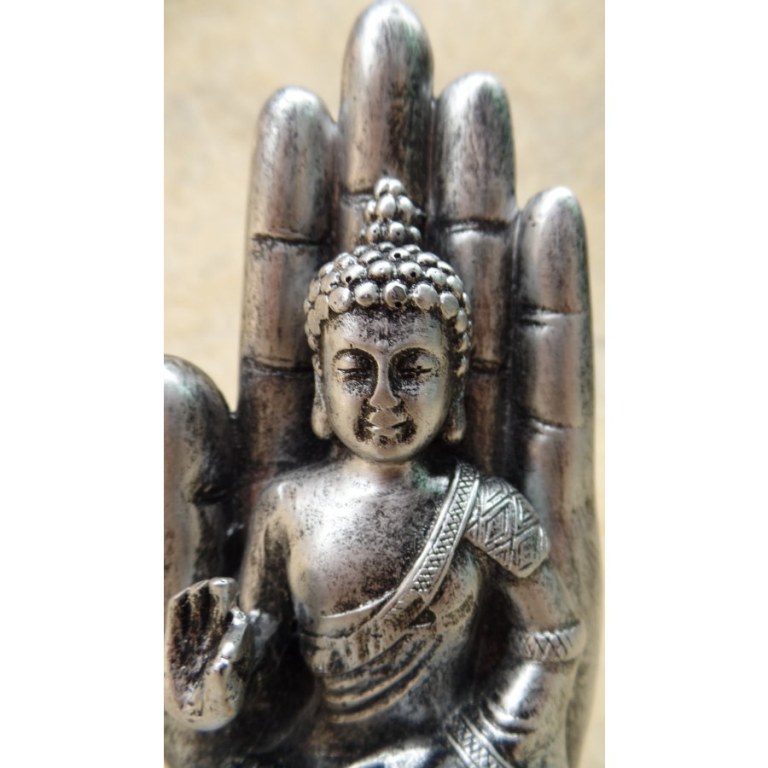 Porte encens gris Bouddha