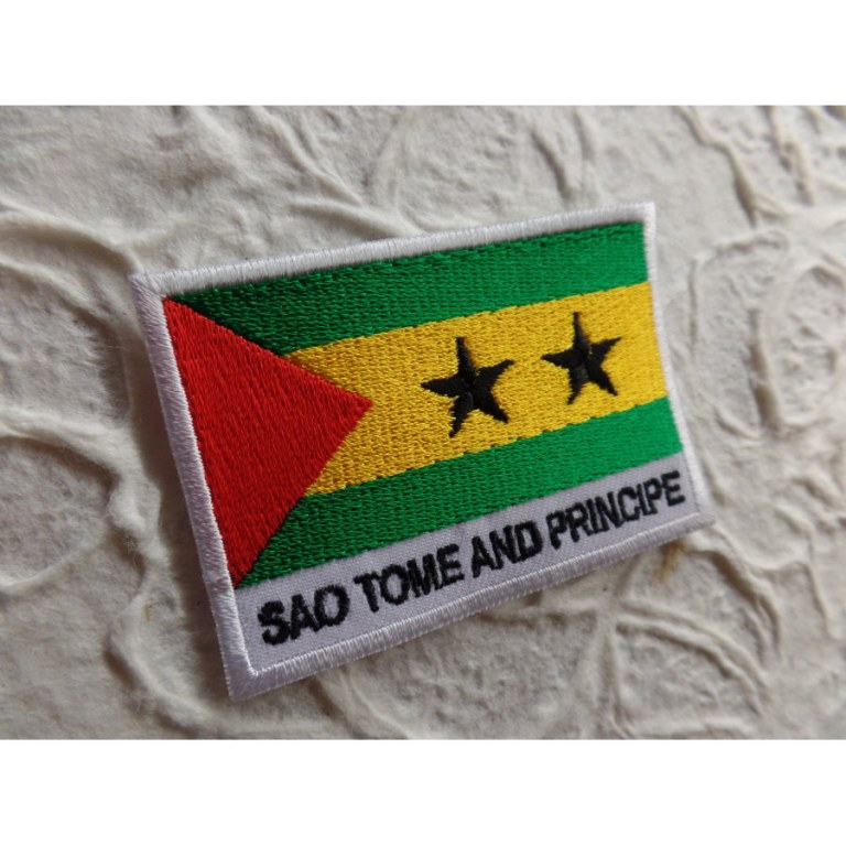 Ecusson drapeau Sao Tomé et Principe