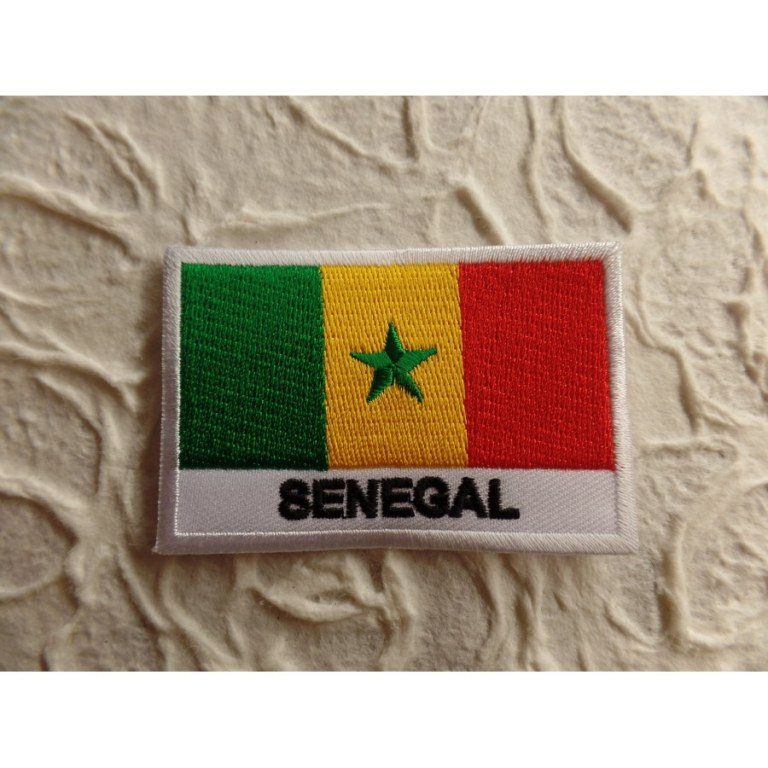 Ecusson drapeau Sénégal