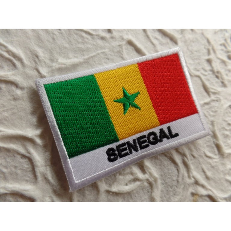 Ecusson drapeau Sénégal