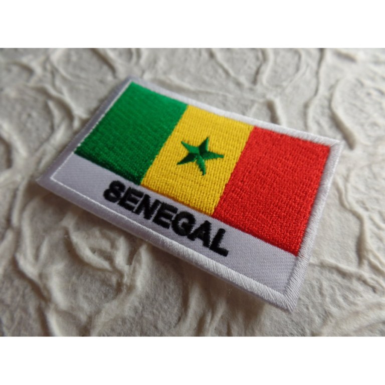 Ecusson drapeau Sénégal