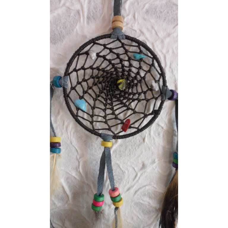 Mini dreamcatcher marron ne'ti