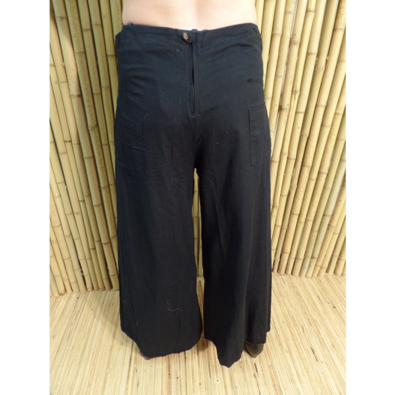 Pantalon taille basse noir