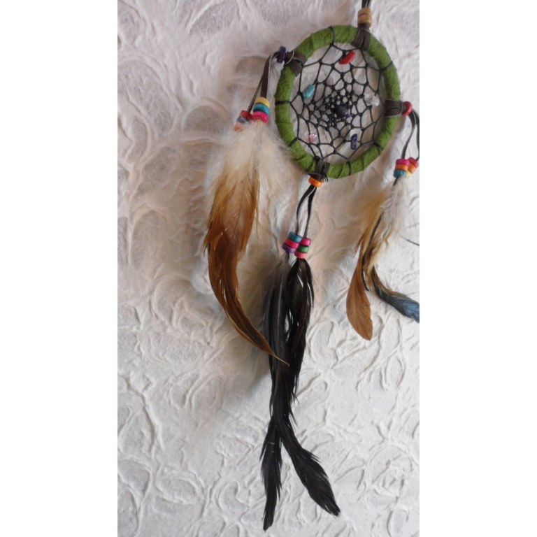 Petit dreamcatcher vert yaki 