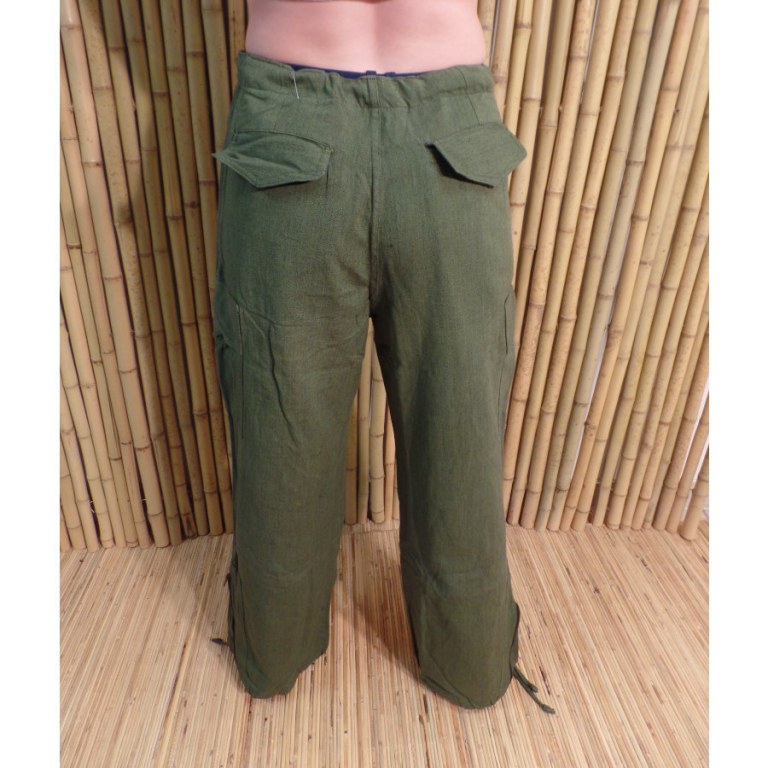 Pantalon zippy kaki