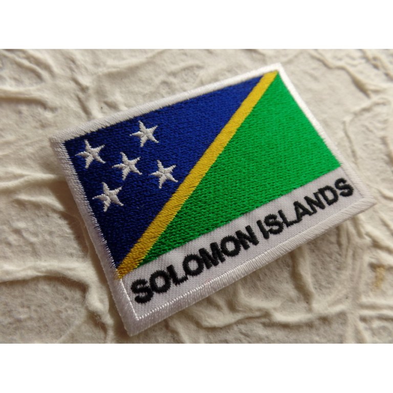 Ecusson drapeau îles Salomon
