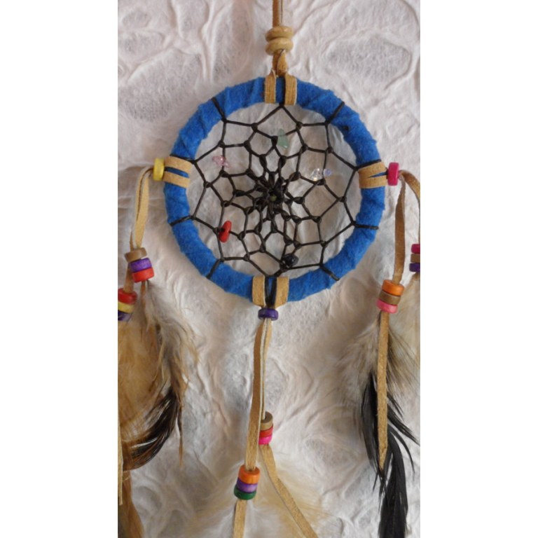 Petit dreamcatcher bleu yaki