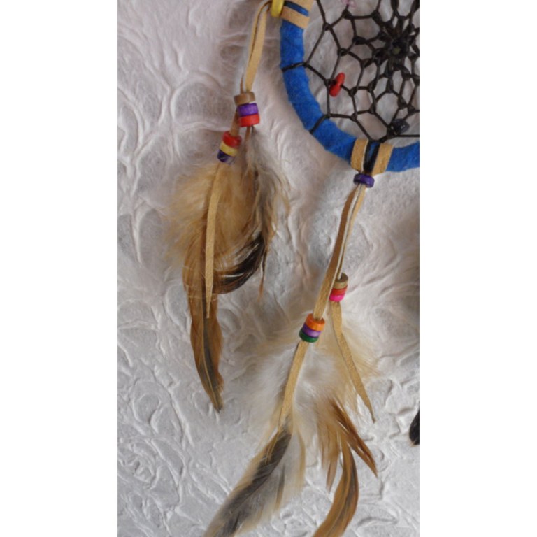 Petit dreamcatcher bleu yaki