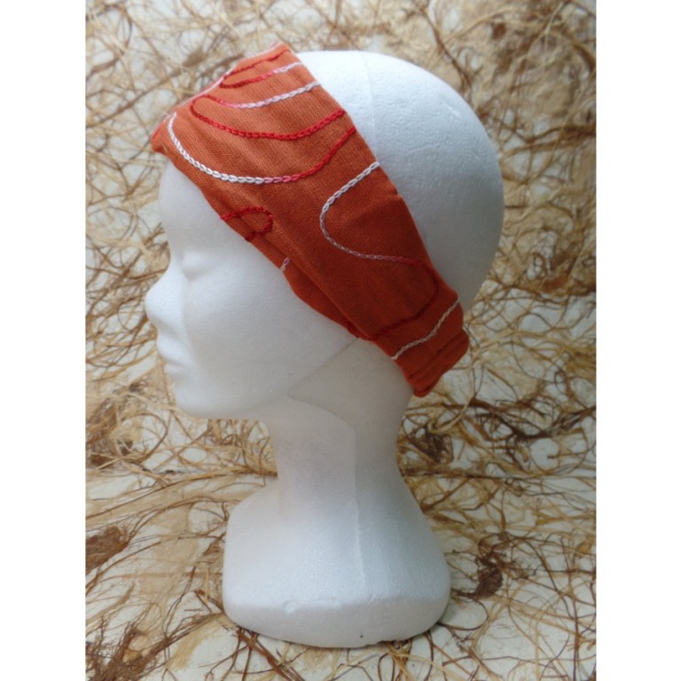 Bandeau/fichu orange sun