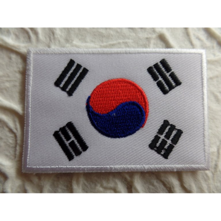 Ecusson drapeau Corée de Sud