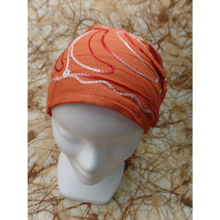 Bandeau/fichu orange sun