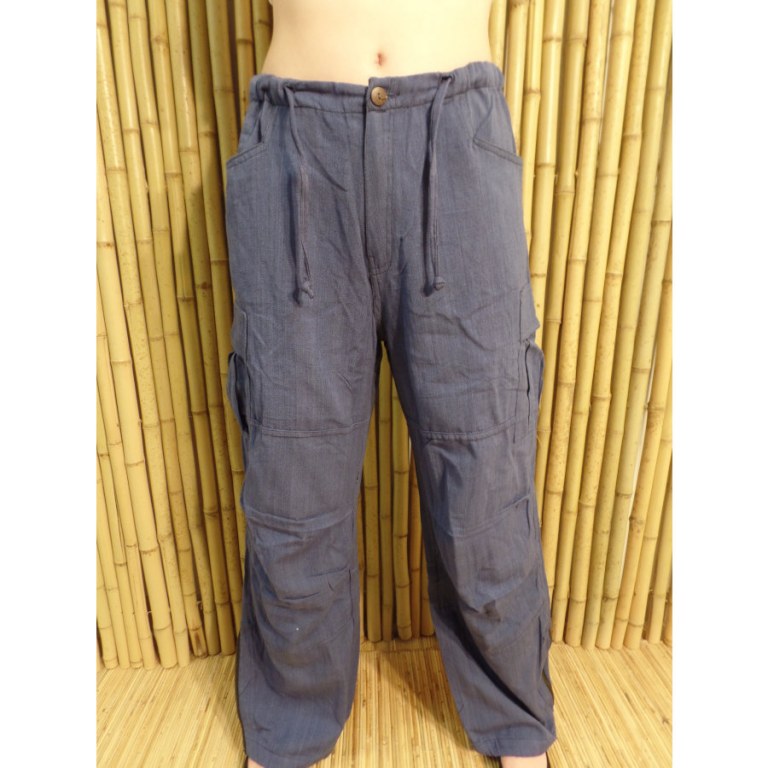 Pantalon zippy bleu