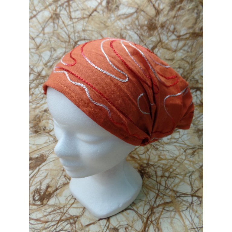 Bandeau/fichu orange sun